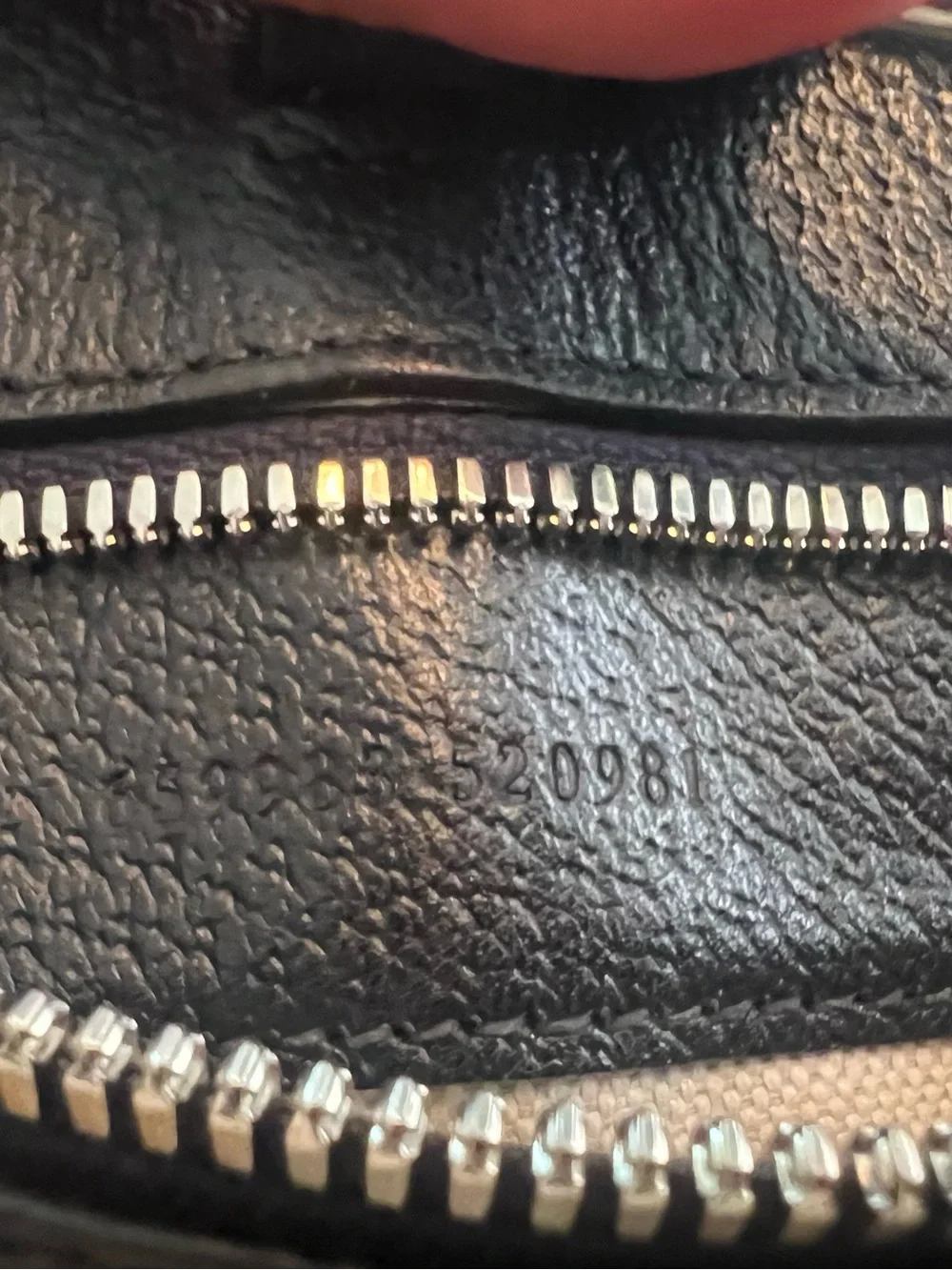Gucci Navy GG Canvas Small Top Handle Tote-Authentic